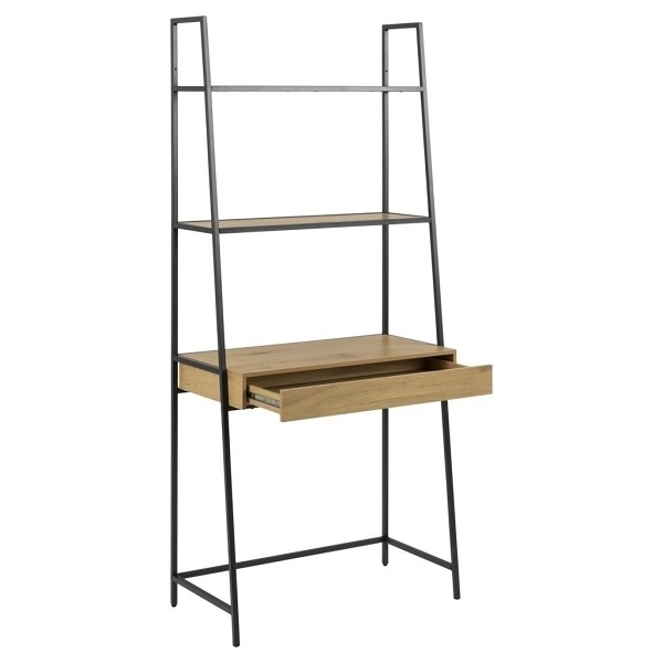 Regał z szufladą Seaford naturalny - ACTONA